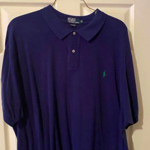Dark Blue Ralph Lauren Polo with Green horse